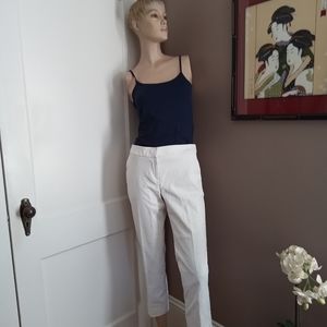 White Capri Pants